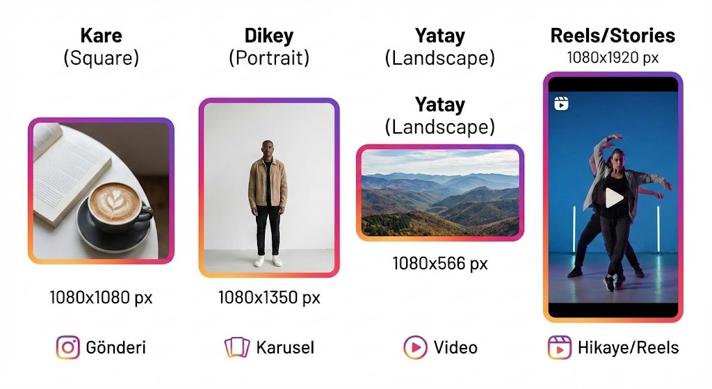 Instagram Post Ölçüleri Rehberi: 2025 Boyutları