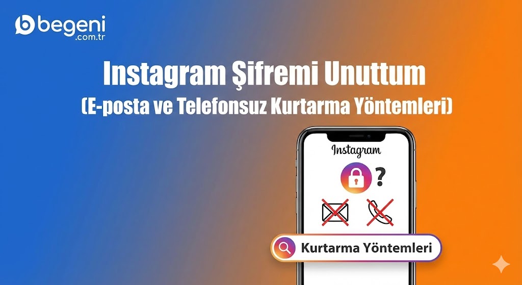 Instagram Şifremi Unuttum: E-posta Telefonsuz Çözüm