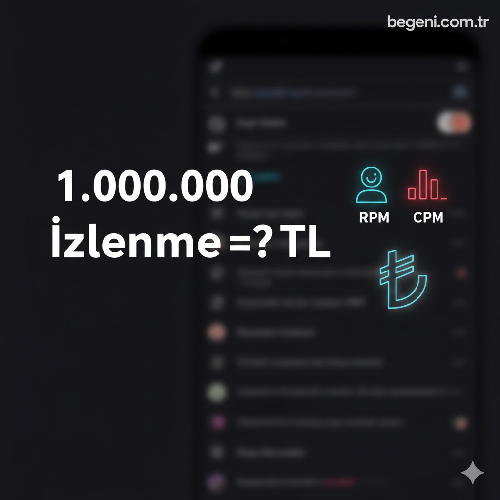TikTok Para Hesaplama: 1 Milyon İzlenme Kaç TL?