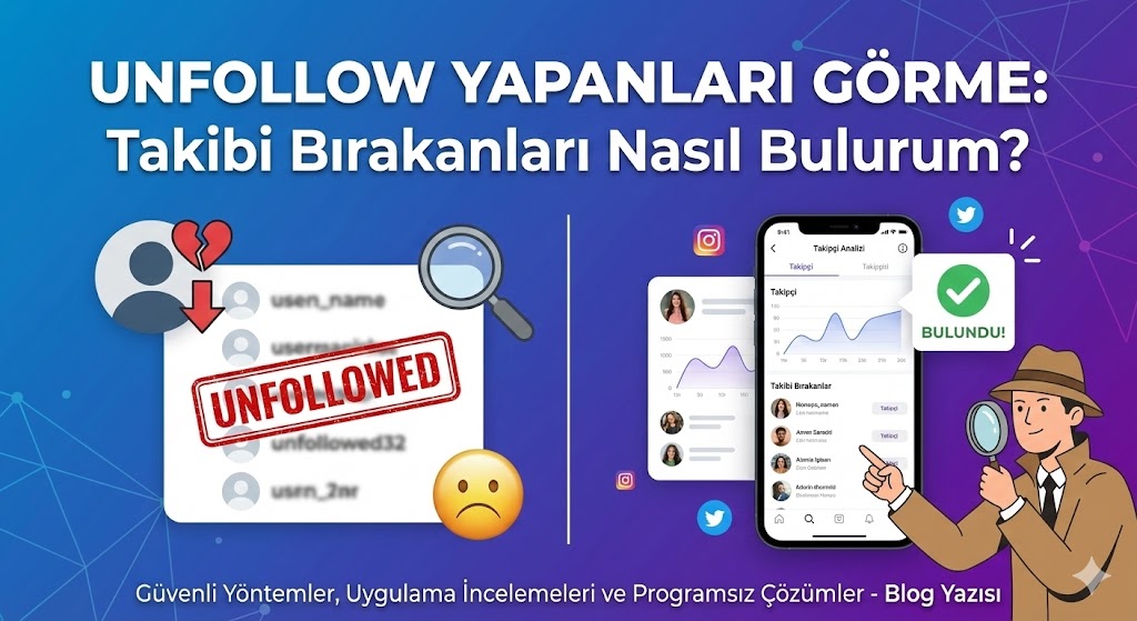 Instagram’da Unfollow Yapanları Görme Rehberi