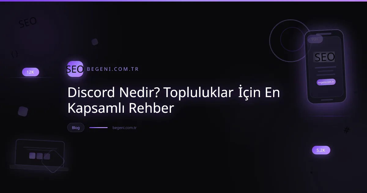 Discord nedir sorusuna cevap veren, farklı toplulukların dijital iletişim kurduğu bir görsel.