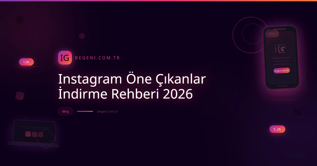 Instagram öne çıkanlar indirme rehberi: Telefon ekranından bilgisayara öne çıkanları kaydetme görseli.