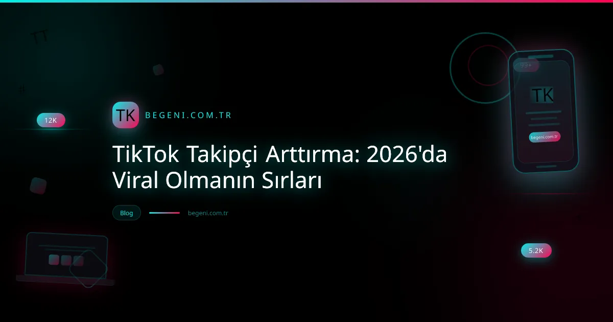 TikTok takipçi arttırma stratejilerini gösteren, hızla büyüyen bir profilin görseli.